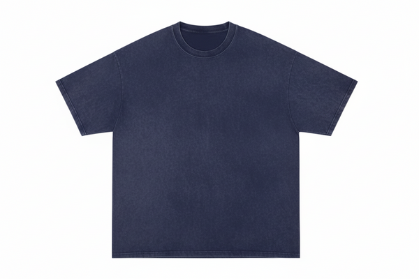 Snow Washed Oversized Cotton T-Shirt 38
