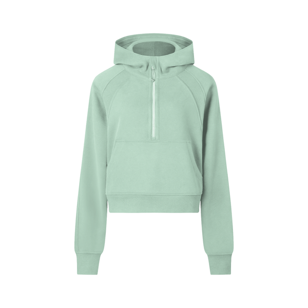 Cropped Half-Zip Hoodie 5