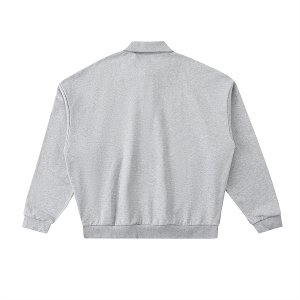 Heavyweight Fleece Polo Sweatshirt 6