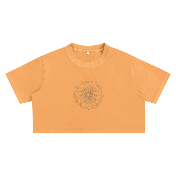 Snow Washed Crop Top 8