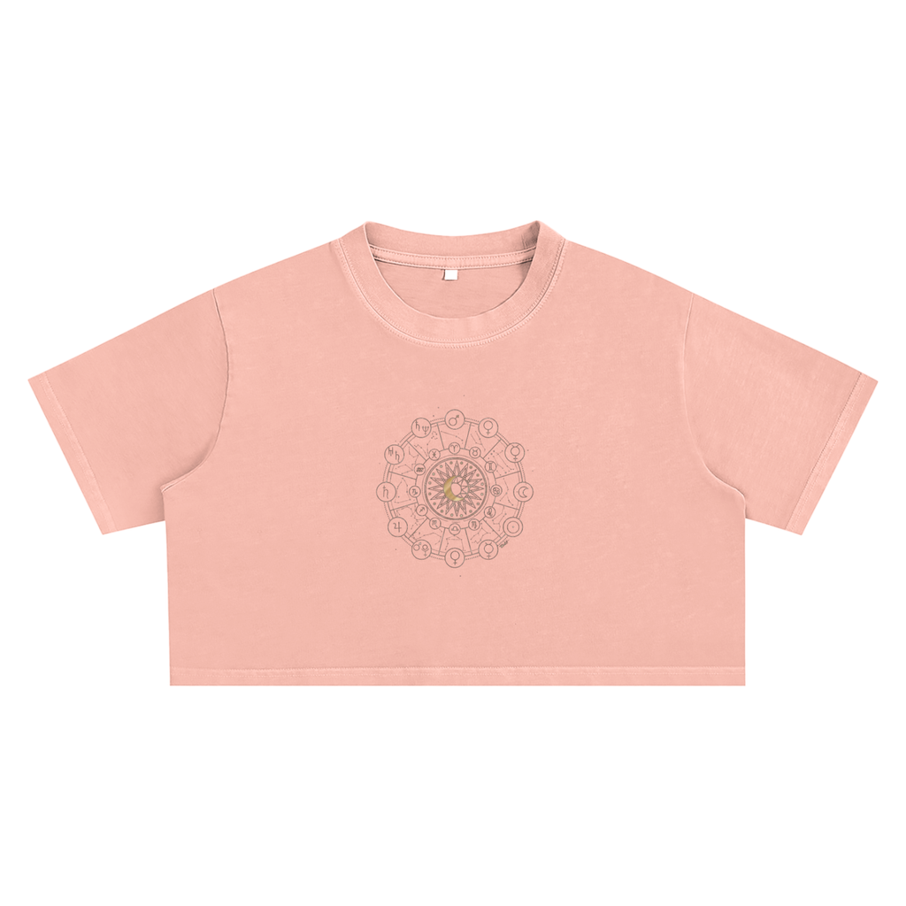 Snow Washed Crop Top