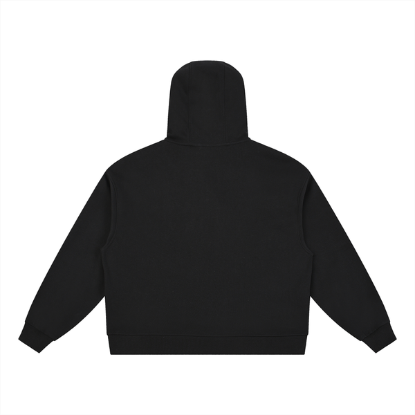 Boxy Button Placket Hoodie 5