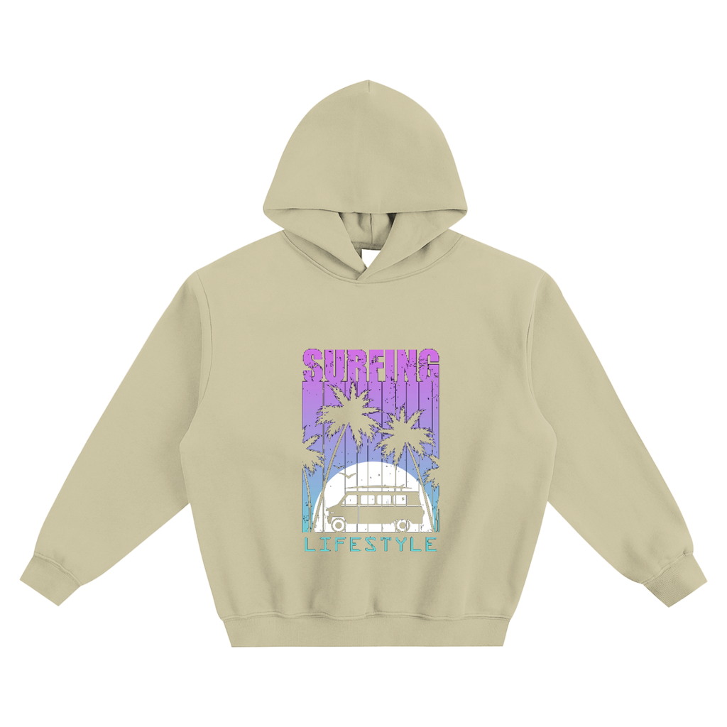 Fleeced Boxy Hoodie