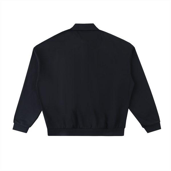 Heavyweight Fleece Polo Sweatshirt 2
