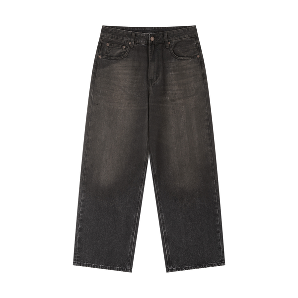 Vintage Wash Heavyweight Denim Jeans 3