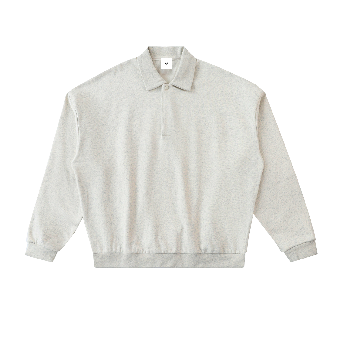 Heavyweight Fleece Polo Sweatshirt