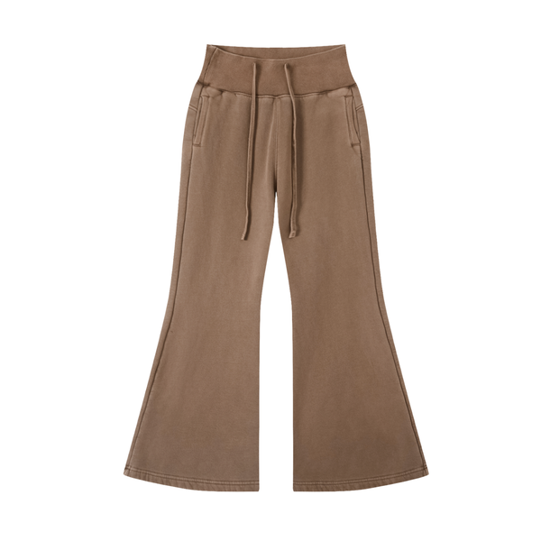 Vintage Washed Flared Fleece Pants 7