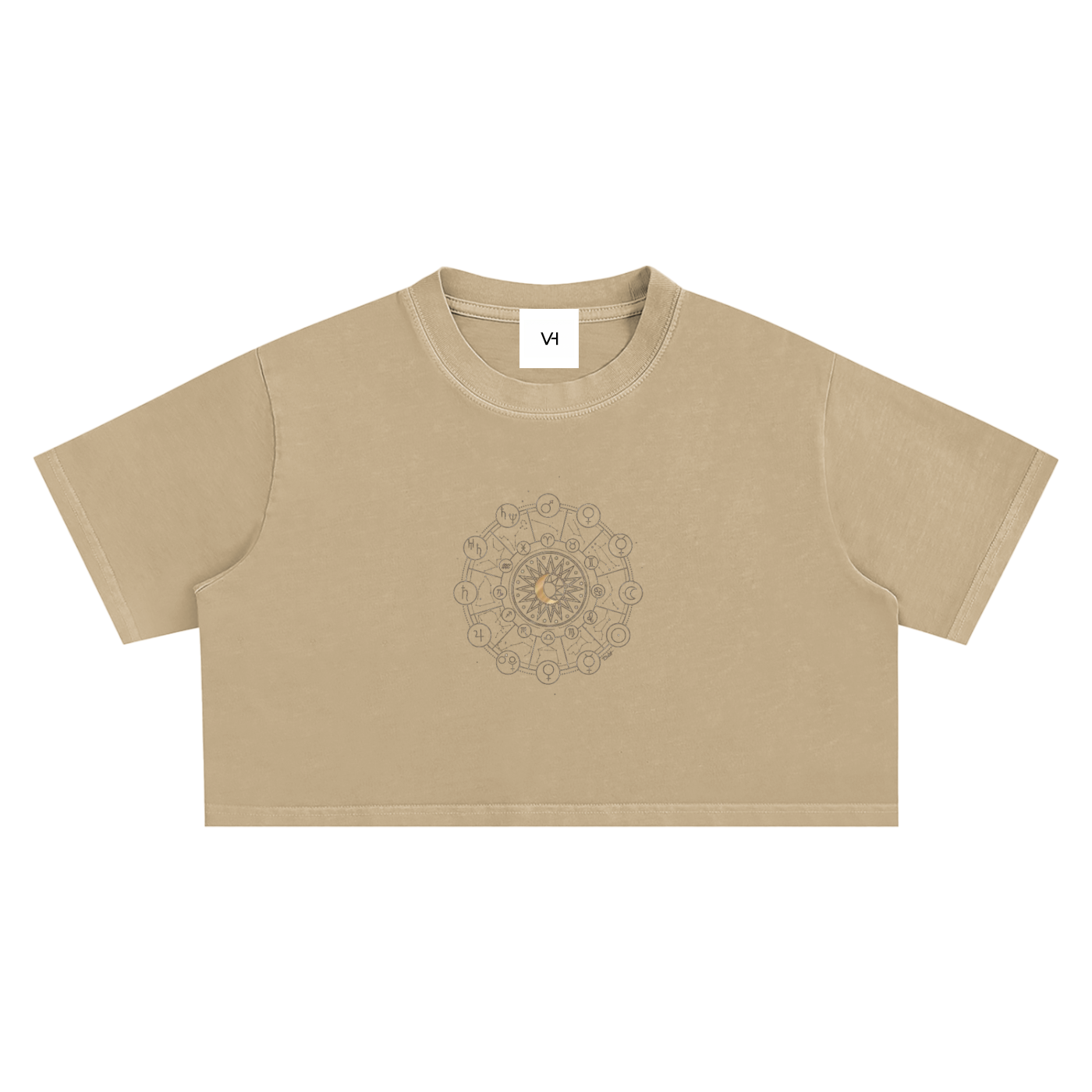 Snow Washed Crop Top