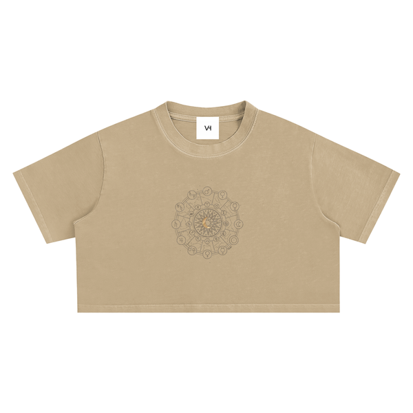 Snow Washed Crop Top 23