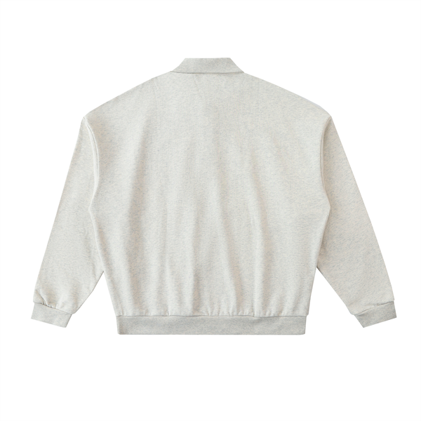 Heavyweight Fleece Polo Sweatshirt 4