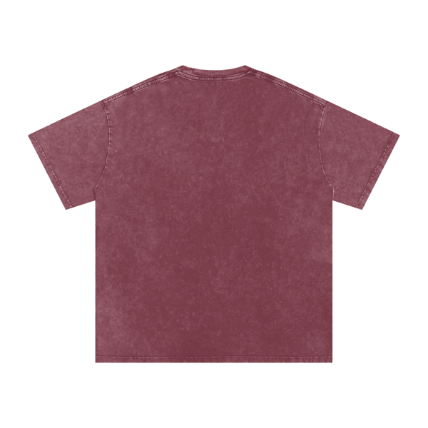 Snow Washed Oversized Cotton T-Shirt 14