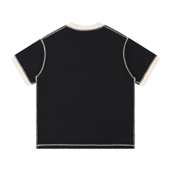 Contrast-Stitched Cotton T-Shirt 2