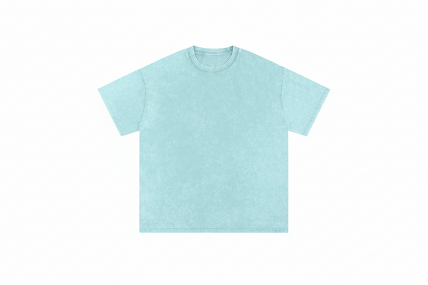 Snow Washed Oversized Cotton T-Shirt 41
