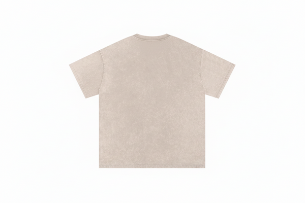 Snow Washed Oversized Cotton T-Shirt 37