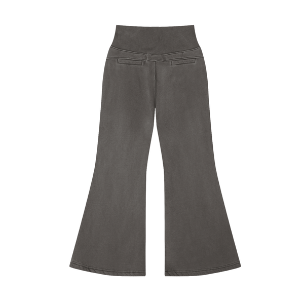 Vintage Washed Flared Fleece Pants 6