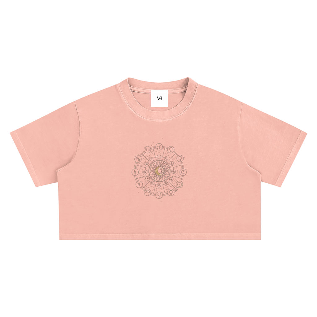 Snow Washed Crop Top