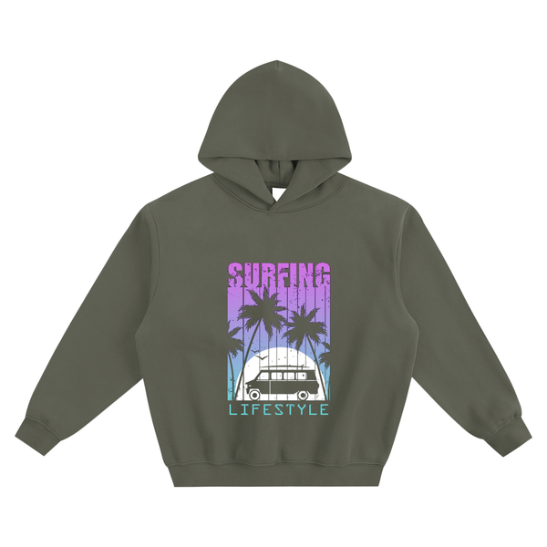 Fleeced Boxy Hoodie 11