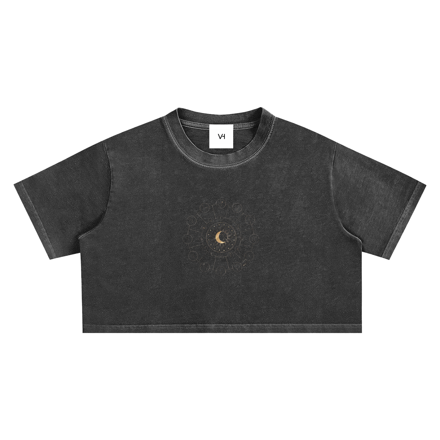 Snow Washed Crop Top