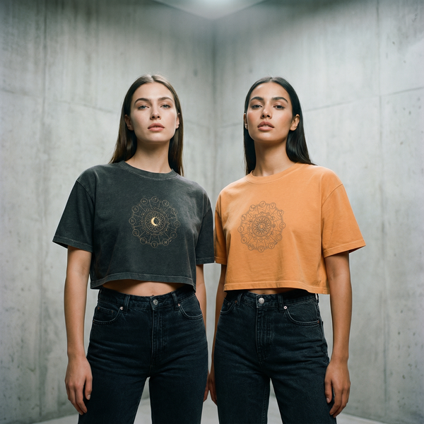 Snow Washed Crop Top 3