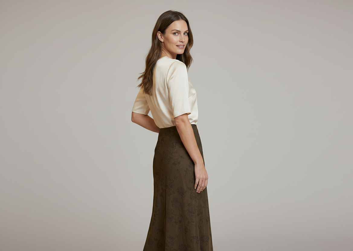 High Waist Slim Printed Casual Street Style Dress