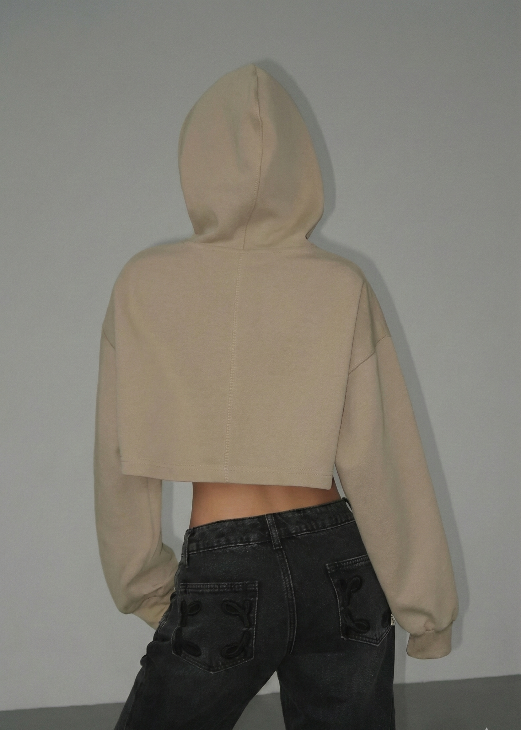 Autumn Drawstring Hooded Pullover Sweater