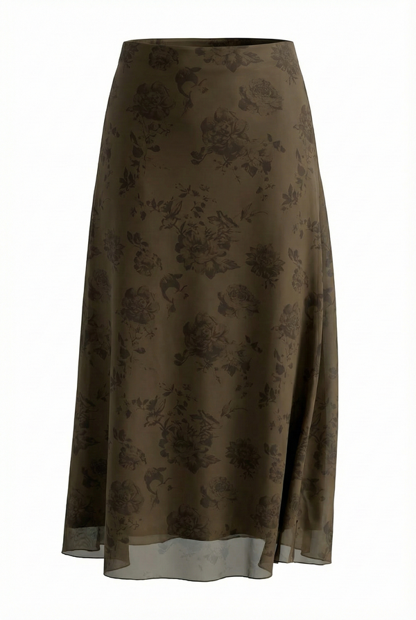 High Waist Slim Printed Casual Street Style Dress 7