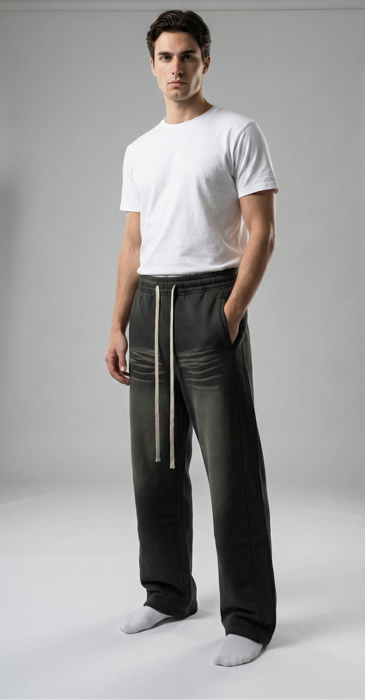 Sunfade Curved Blade Fleece Sweatpants