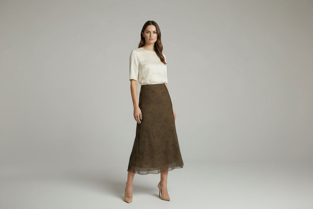 High Waist Slim Printed Casual Street Style Dress