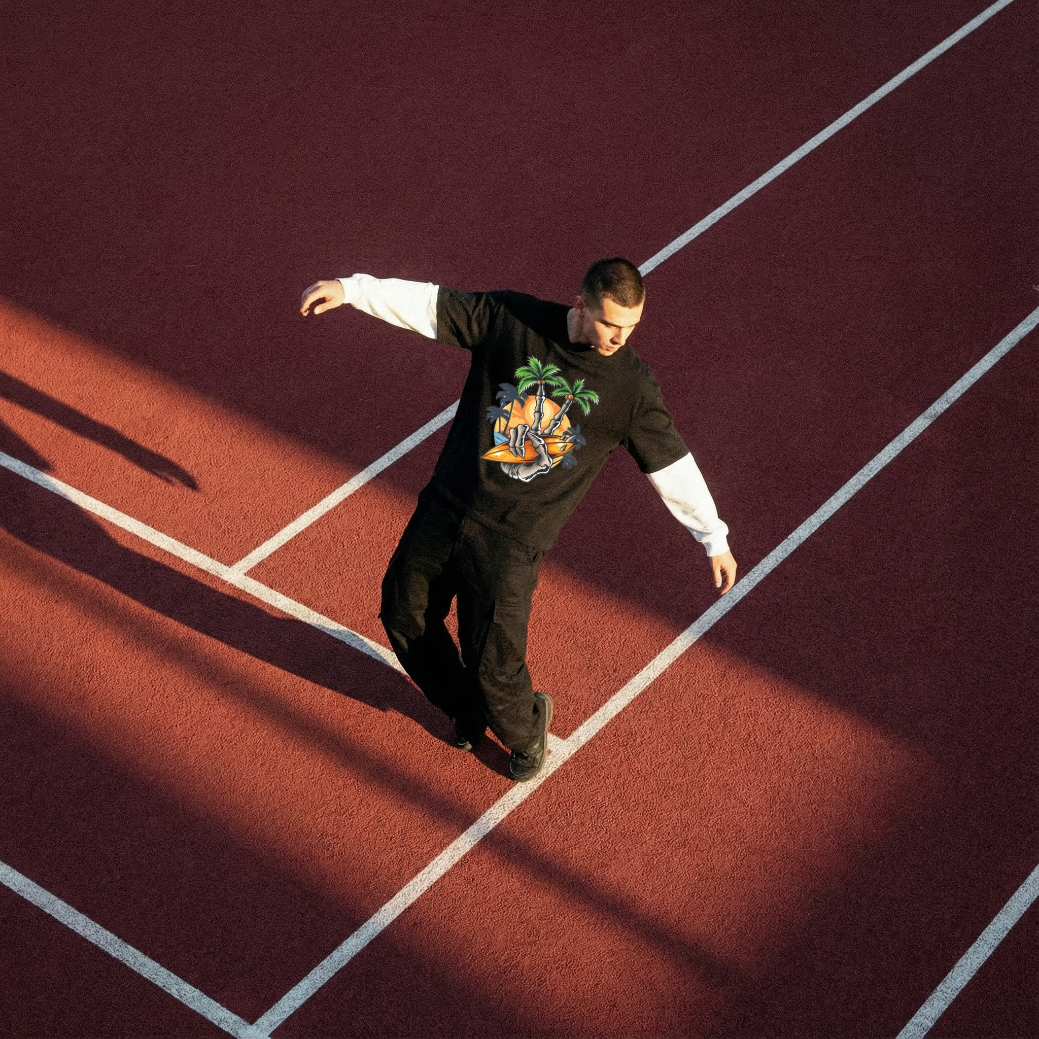 Sleeve Cotton T-Shirt