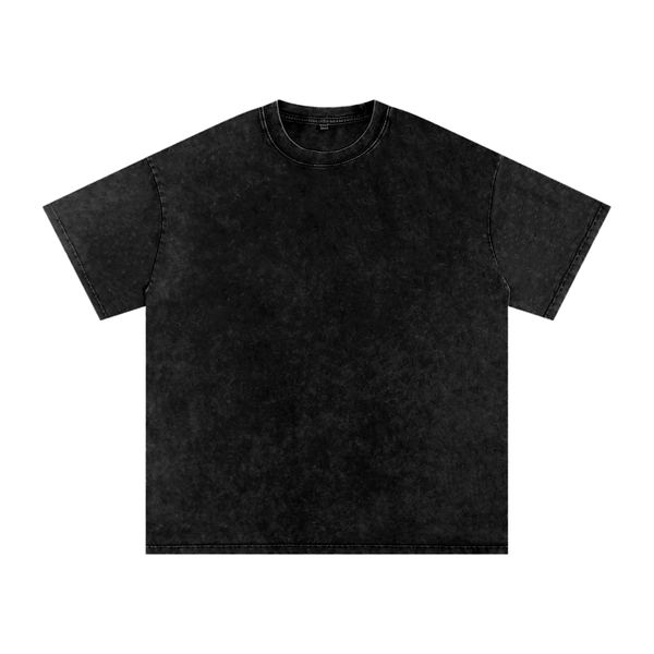 Snow Washed Oversized Cotton T-Shirt 3