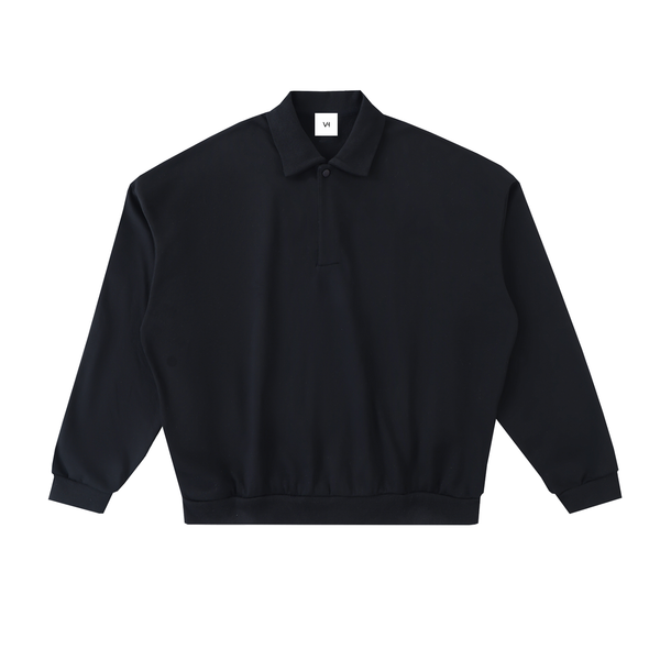 Heavyweight Fleece Polo Sweatshirt 26