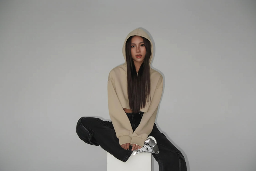 Autumn Drawstring Hooded Pullover Sweater