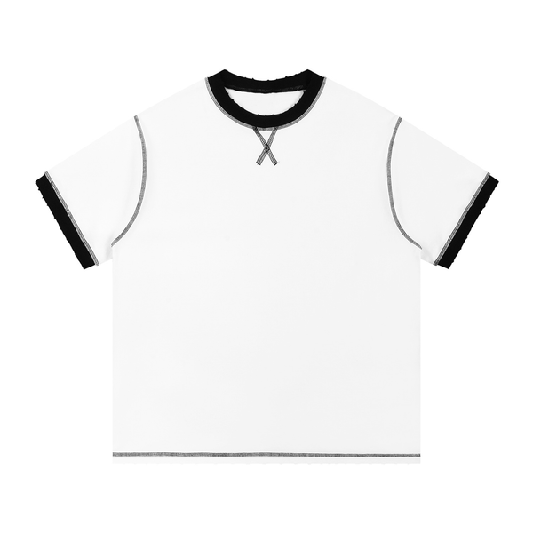 Contrast-Stitched Cotton T-Shirt 3