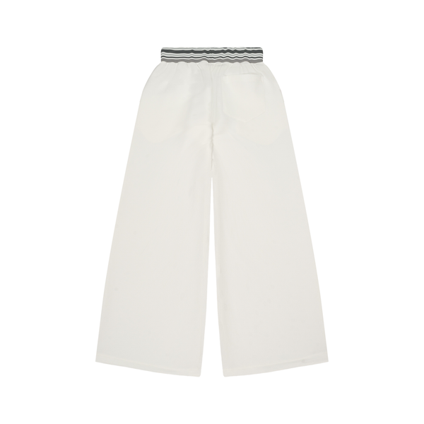 Striped Waist Wide Leg Pants 4