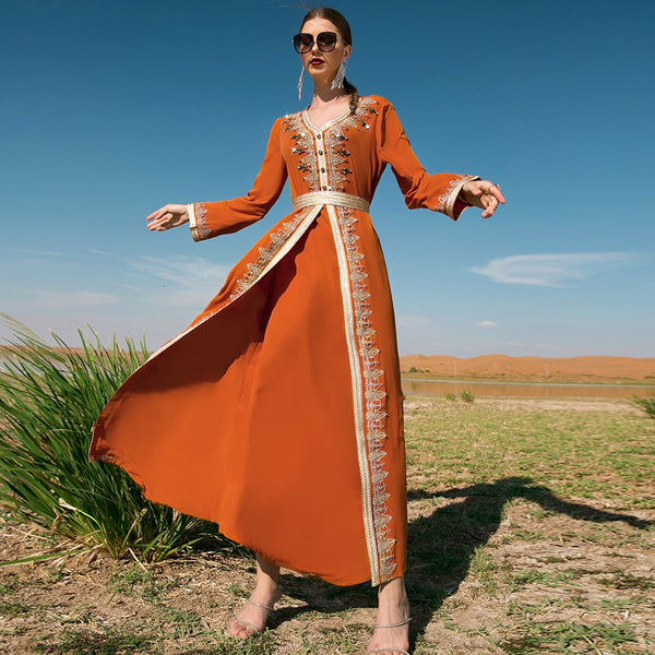 Orange Lace Dress 11