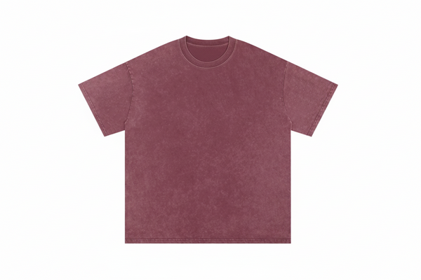 Snow Washed Oversized Cotton T-Shirt 35