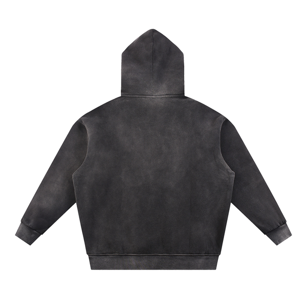 Sun Fade Contrast Tape Fleece Hoodie 2