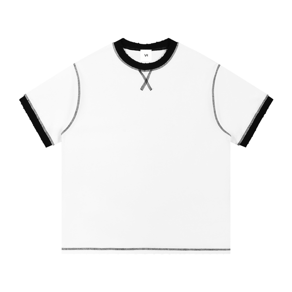 Contrast-Stitched Cotton T-Shirt 15