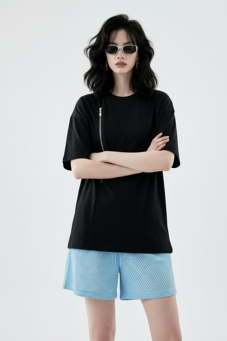 Mesh Drawstring Shorts