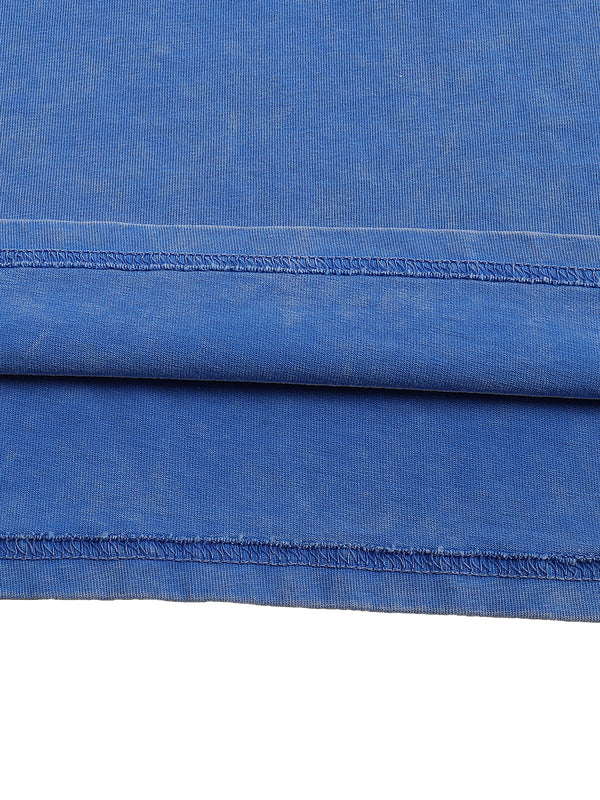 Snow Washed Oversized Cotton T-Shirt 31