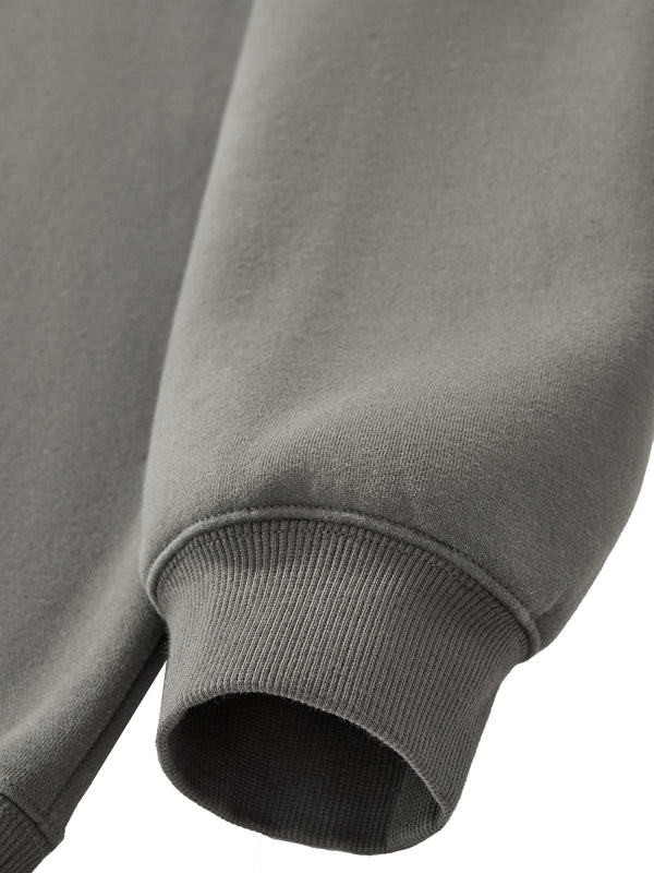 Fleeced Boxy Hoodie 17