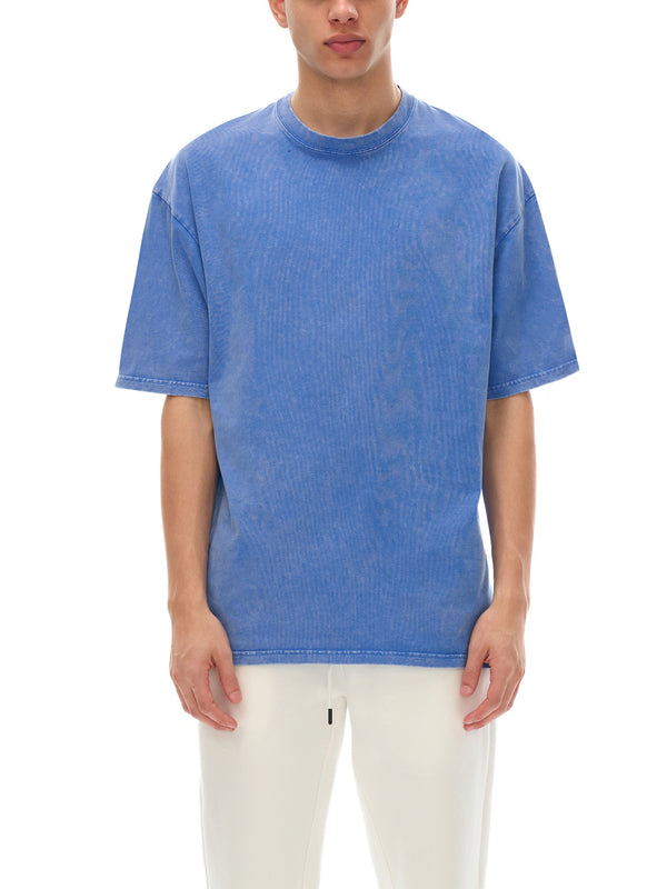 Snow Washed Oversized Cotton T-Shirt 21