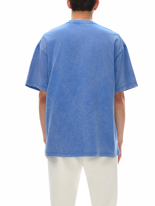Snow Washed Oversized Cotton T-Shirt 24