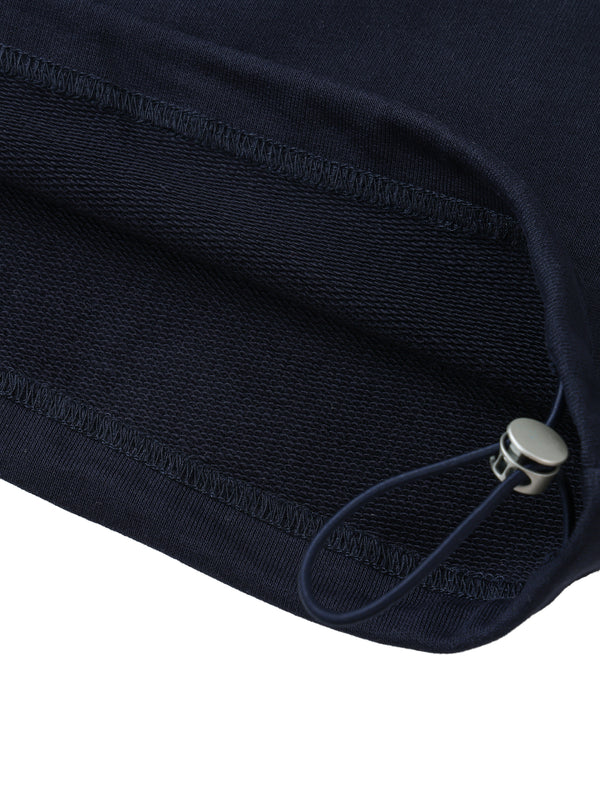 Contrast Striped Lapel Collar Sweatshirt 24