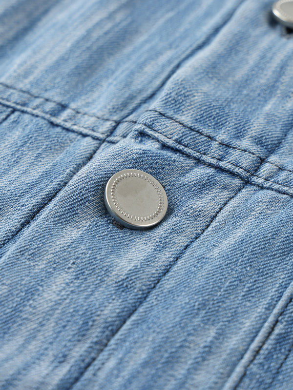 Distressed Wash Short-Sleeve Shirt 14