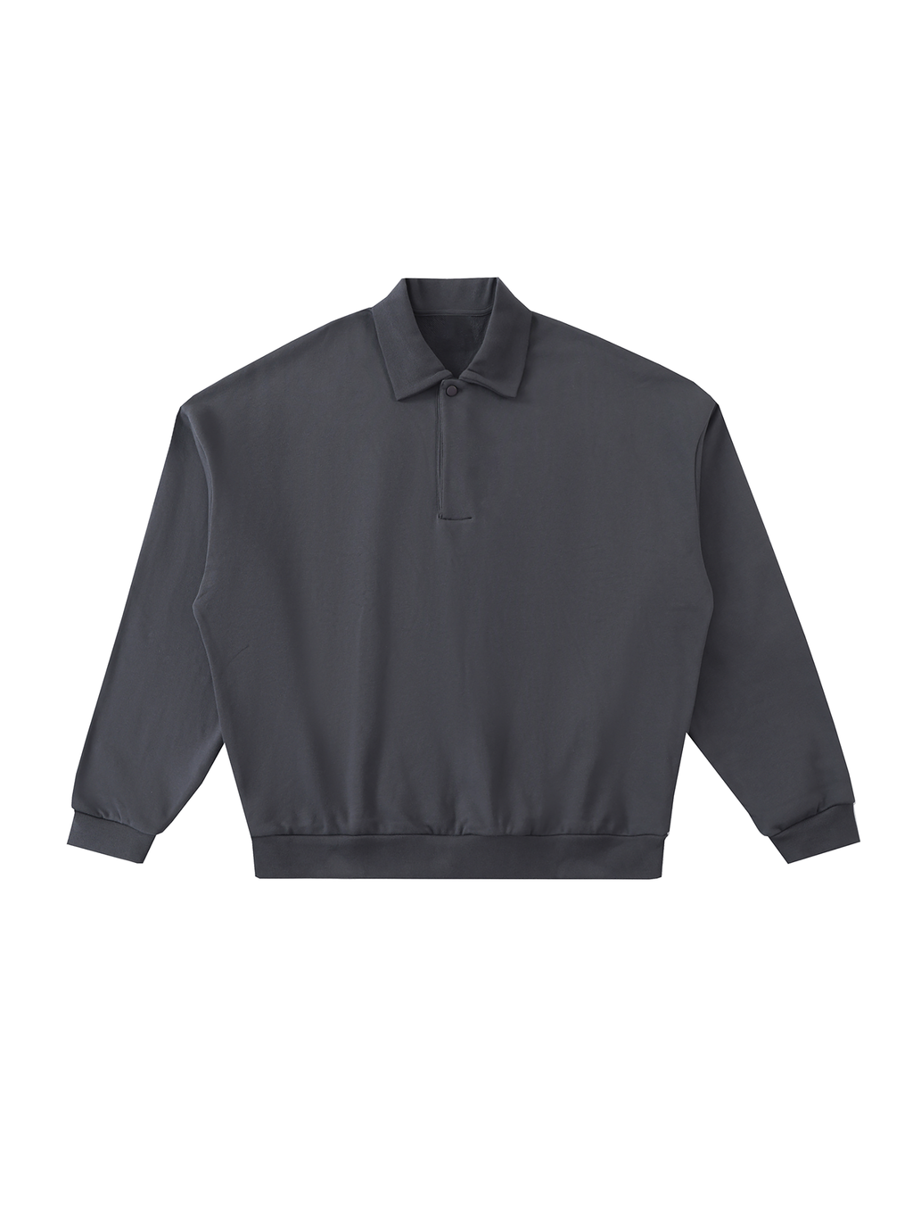 Heavyweight Fleece Polo Sweatshirt