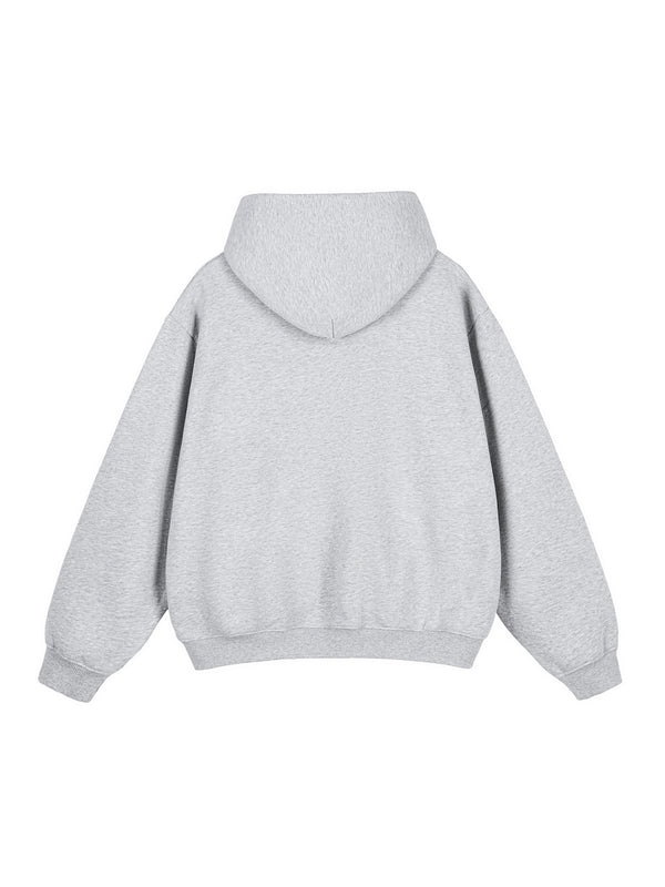 Fleeced Boxy Hoodie 15