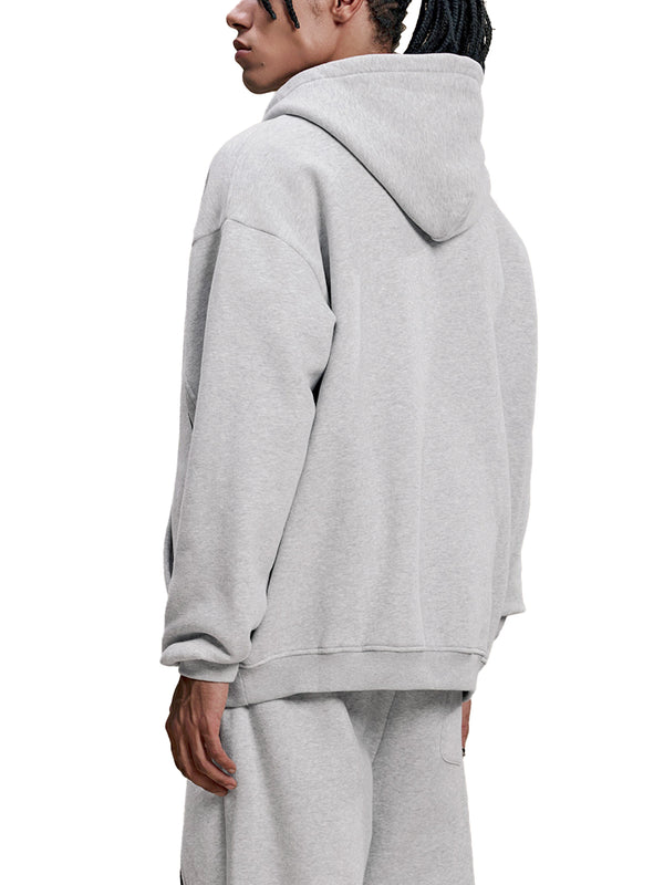 Sun Fade Contrast Tape Fleece Hoodie 9