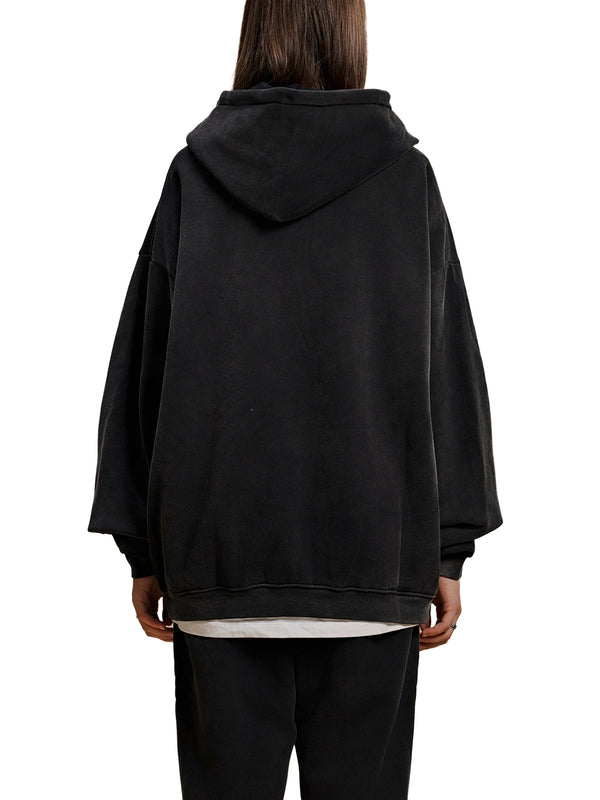 Sun Fade Contrast Tape Fleece Hoodie 15