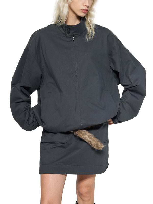 Stand Collar Bomber Jacket 16
